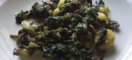 espinacas con pimentón picante