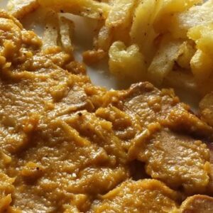 seitán en salsa de verduras