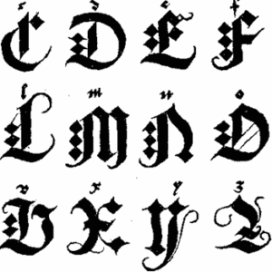 Letras góticas