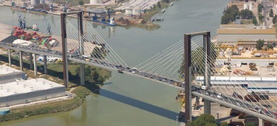 El puente con tirantes de Sevilla