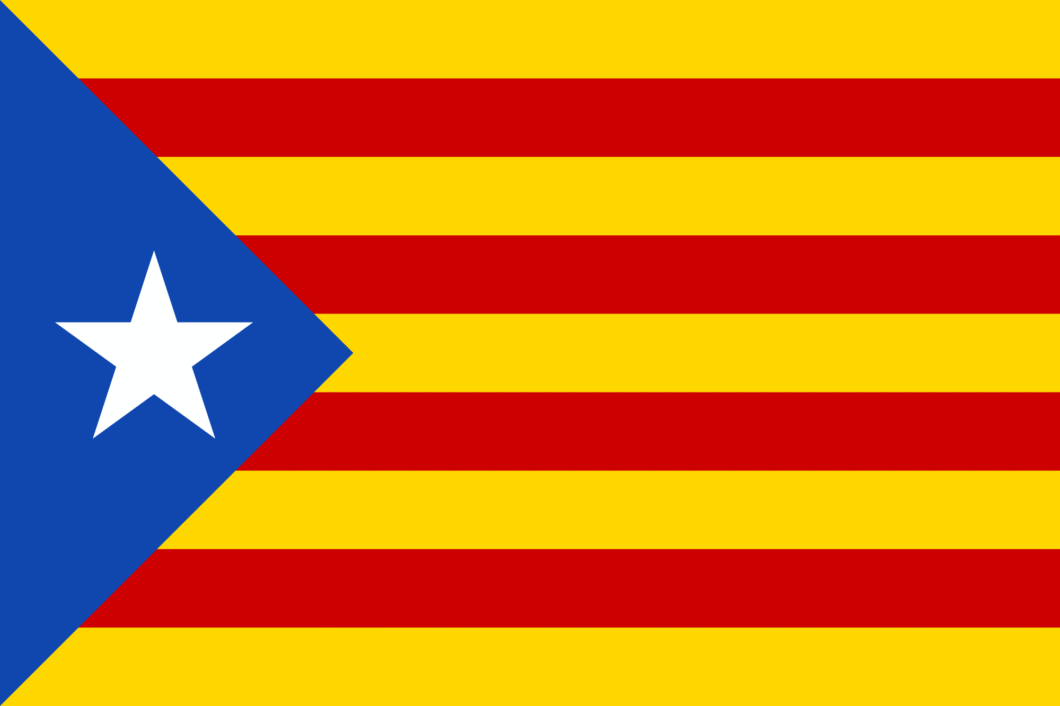 La bandera independentista catalana
