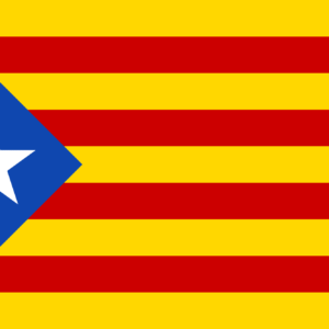 La bandera independentista catalana