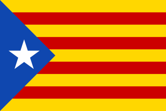 La bandera independentista catalana