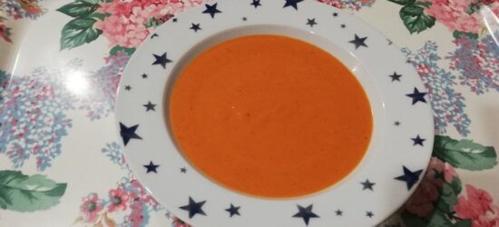 Crema de pimientos asados